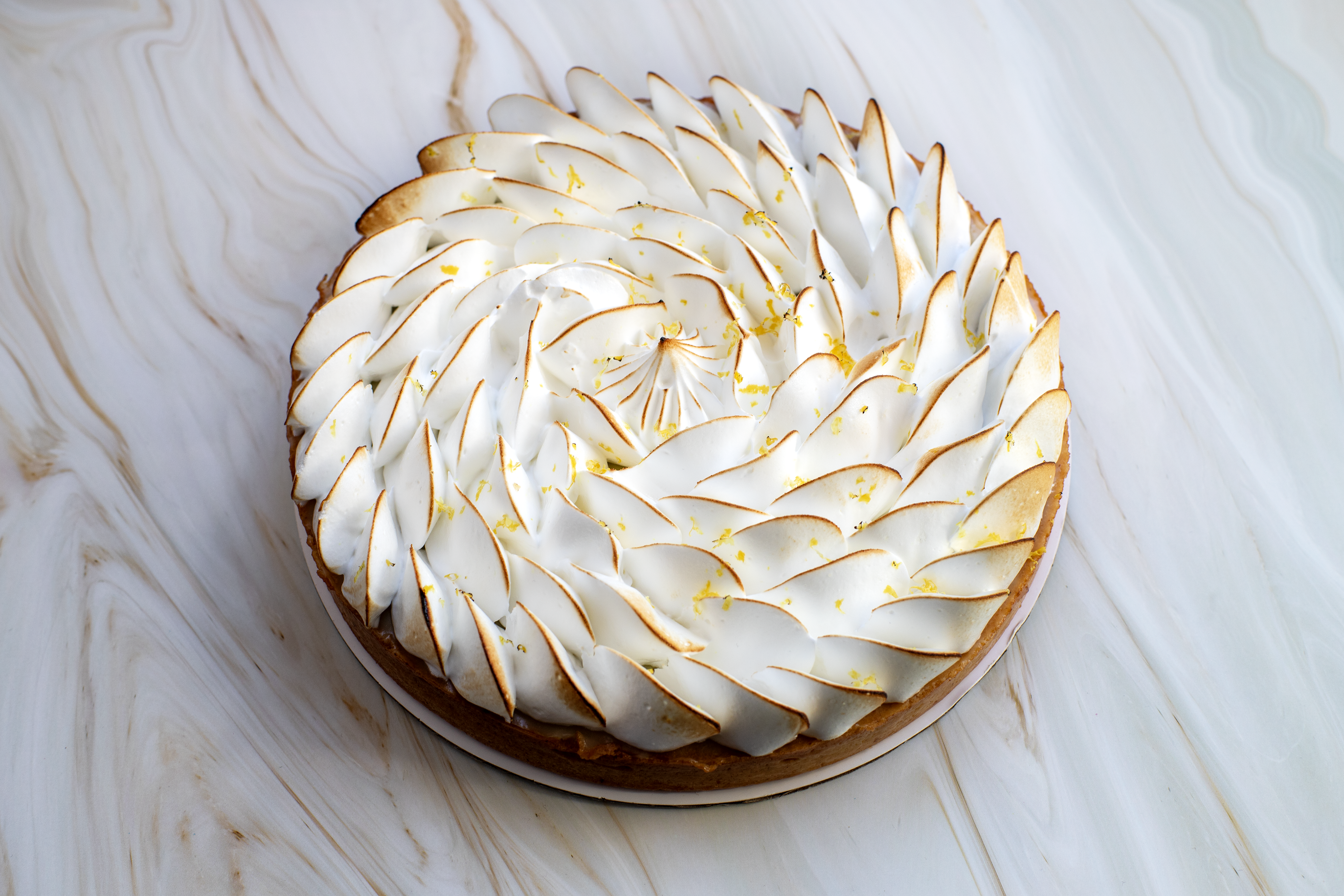 Tarte Citron Yuzu Meringuée